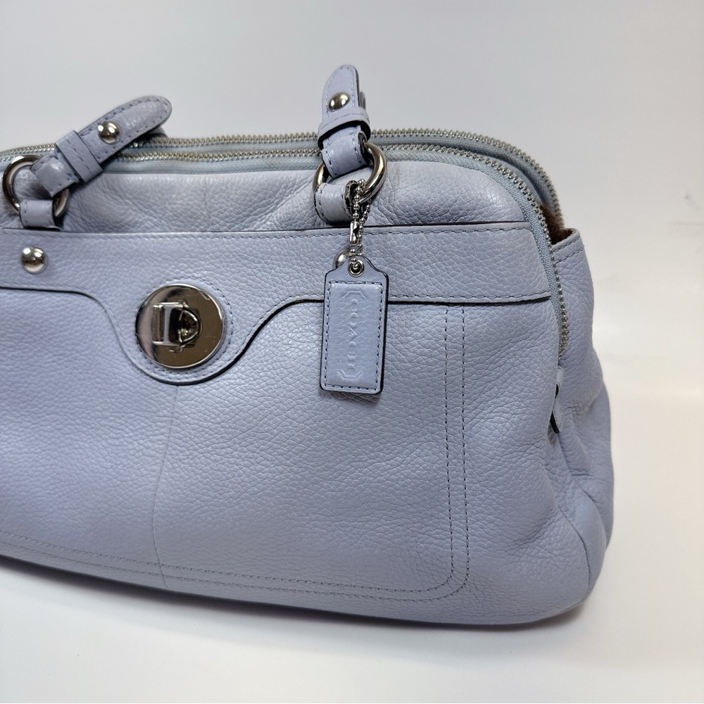 COACH Womens Lilac Leather Penelope Tote CN - Picture 4 of 16